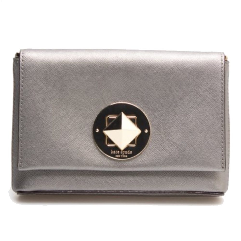 Kate Spade Crossbody Silver Bag